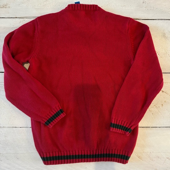 Green Dog Boys Holiday Train Sweater - Picture 3 of 6